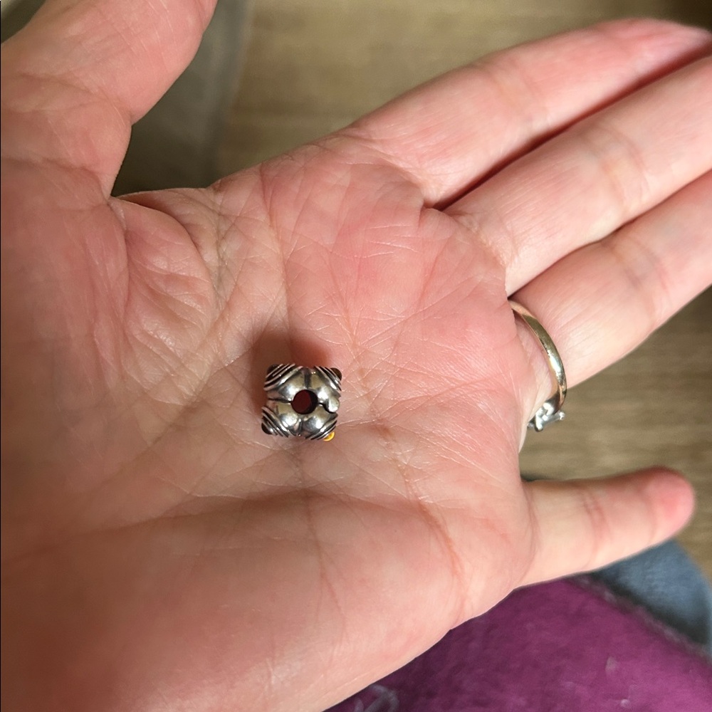 Pandora Brand New Sterling Silver & Citrine ClipCharm - Picture 5 of 8